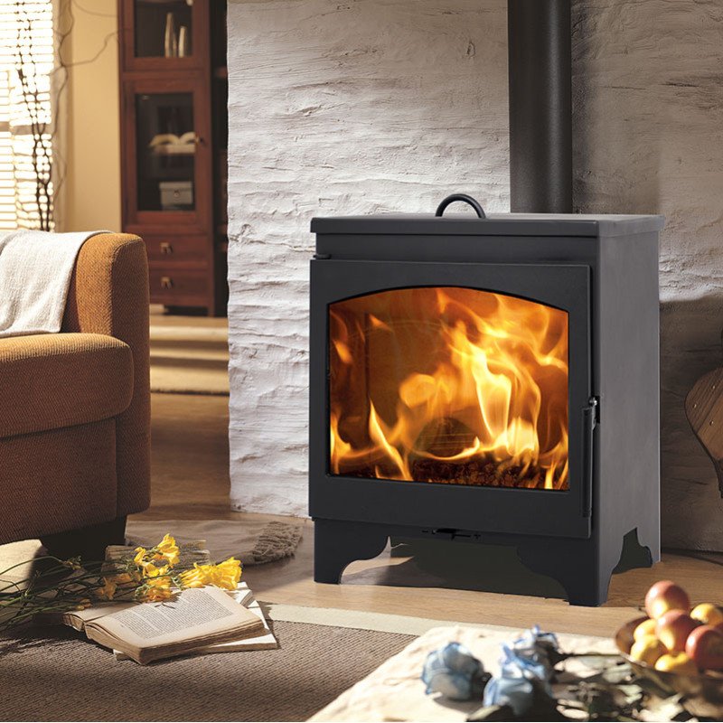 Poêle à bois avec chauffe plat Oslo 8 kw Panadero 1 Poêle à bois avec chauffe plat Oslo 8 kw Panadero